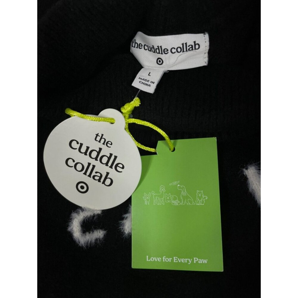 The Cuddle Collab X Target CAT LADY Turtleneck Sweater Large Black - Picture 6 of 8